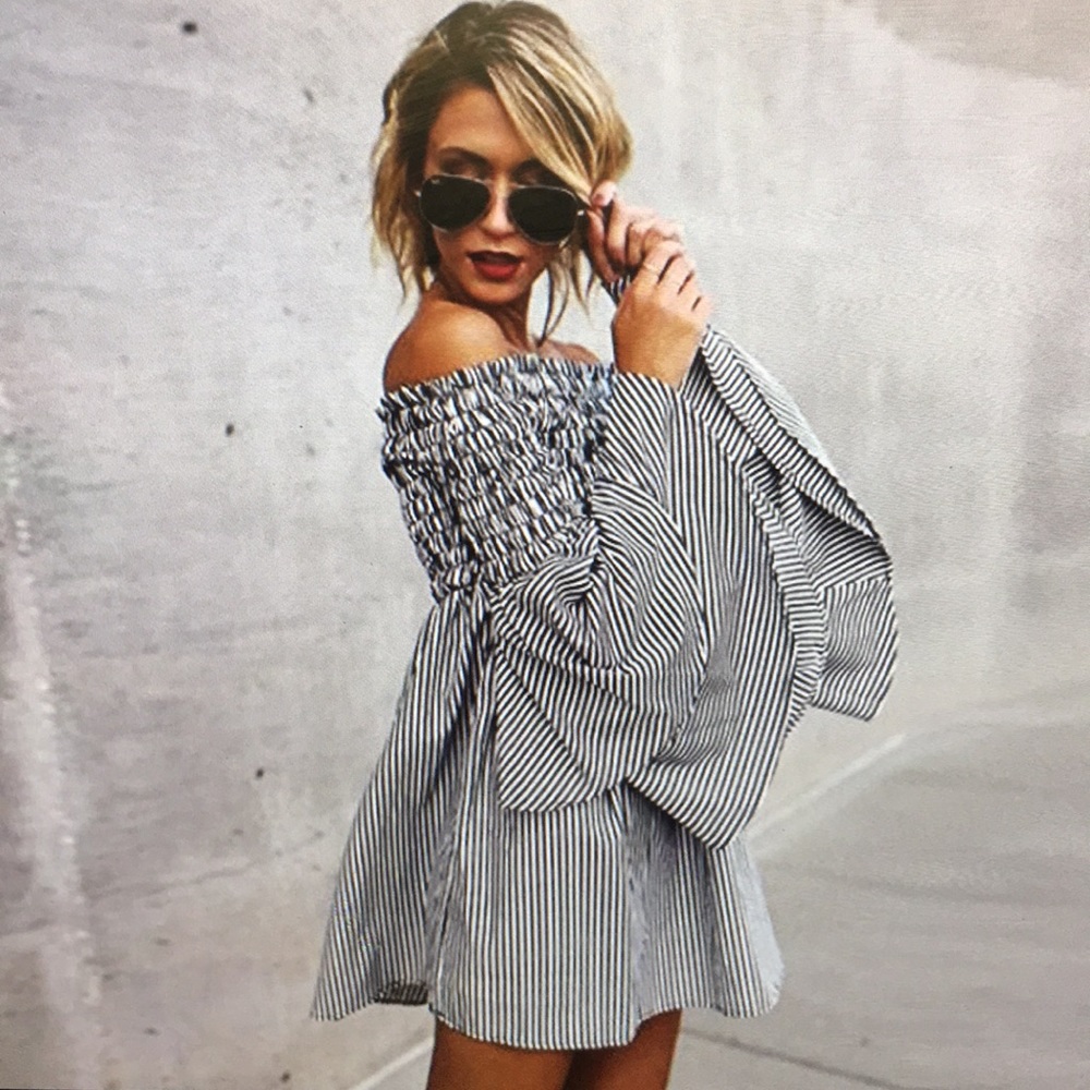 NWT Summer Dress Black & White